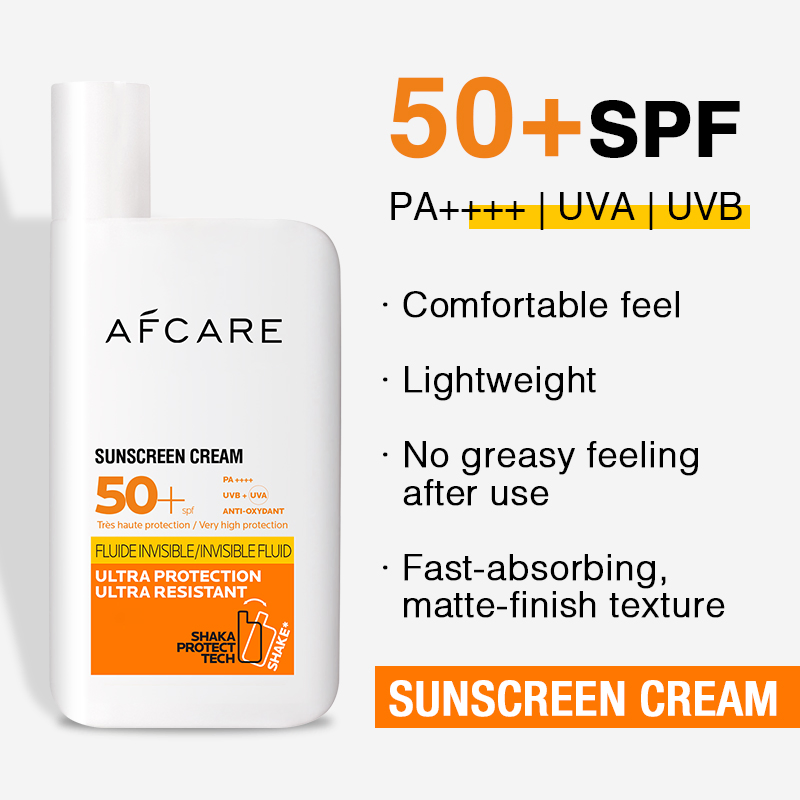 Private Label Sunscreen SPF 50+ Ultraviolet-Proof Waterproof Moisturizing Nature
