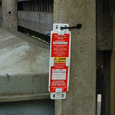 Scafftag Tag-out Holder with PVC Scaffolding Tag