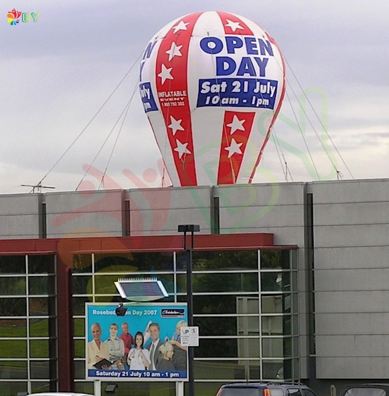 Outdoor Rooftop Large Advertising Inflatable Ground Balloon Hot Air Balloon for Sale Inflatable Balloon