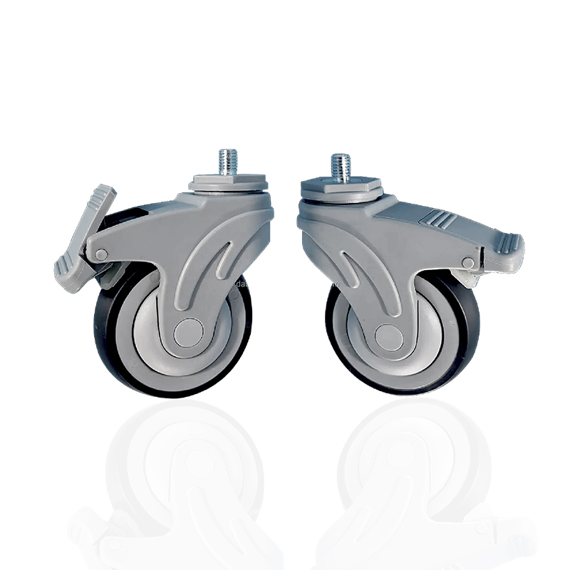 Medical Casters Wheel Offer Silent Movement for Hospital Beds and Trolleys