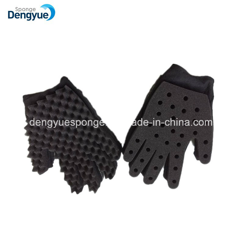 Curl Hairs White Black New Curl Sponge Glove