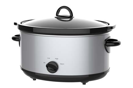 Large Capacity 6qt Slow Cooker for Family-Friendly Meals