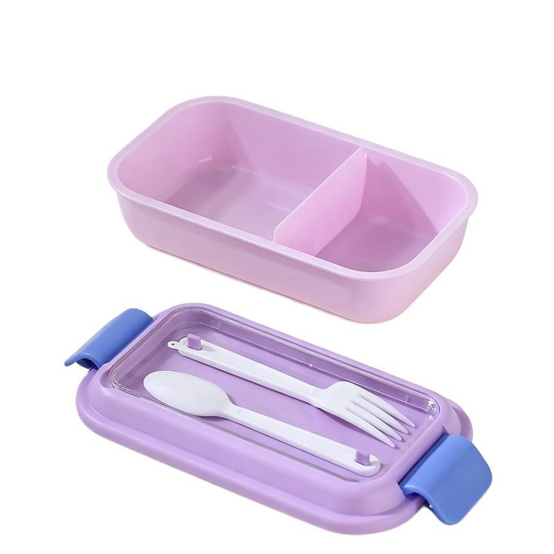 Portable Food-Grade PP Bento Box with Compartmentalized Lunch