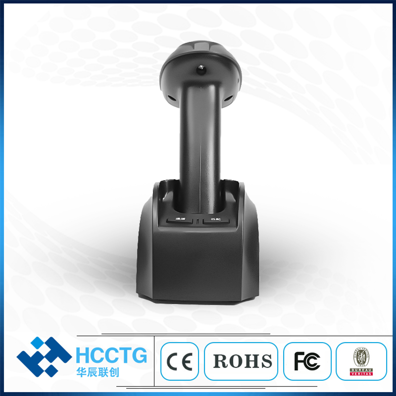 Factory Economic 2.4G 1d&2D Wireless Barcode Scanner Reader for Price Checker HS-6413