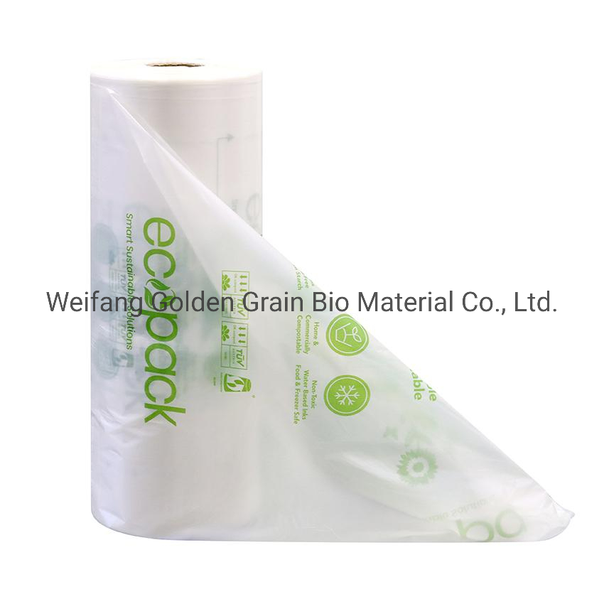 PLA/Pbat Compostable Produce Food Bags Corn Starch Biodegradable Bag for Vegetables & Fruits