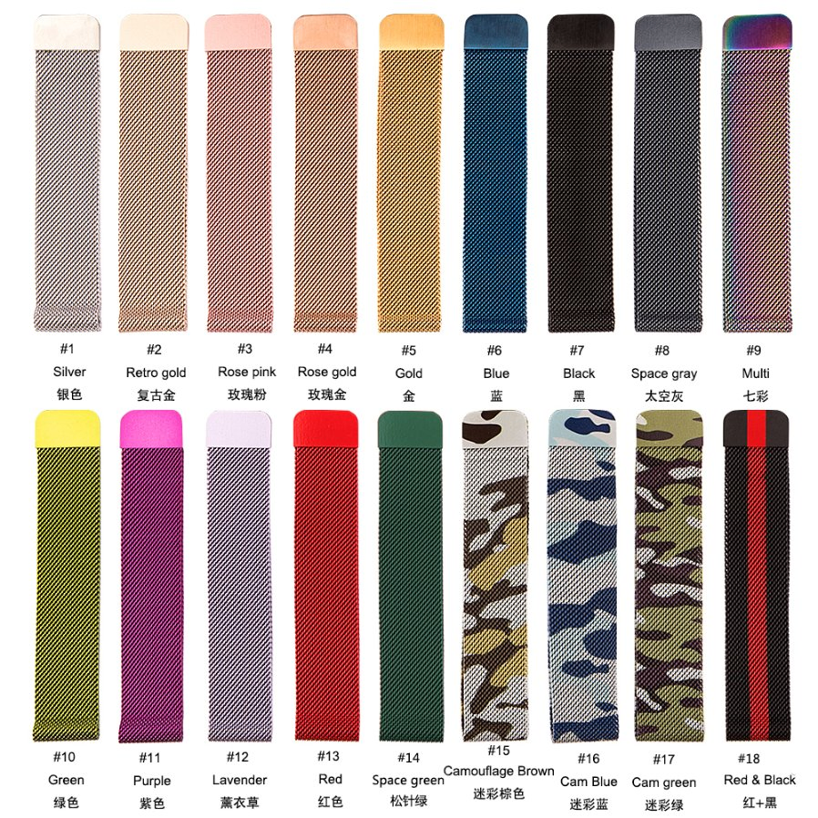 Стальной браслет для Apple Watch с логотипом