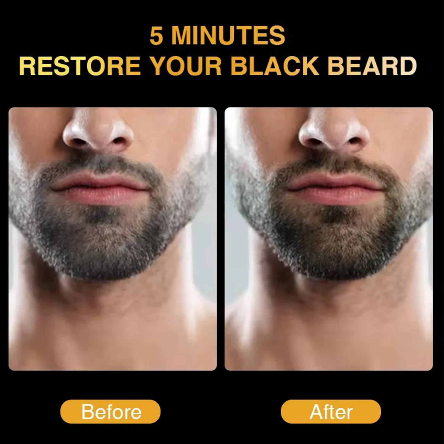 Beard Enhancement Dye Black Beard Cream