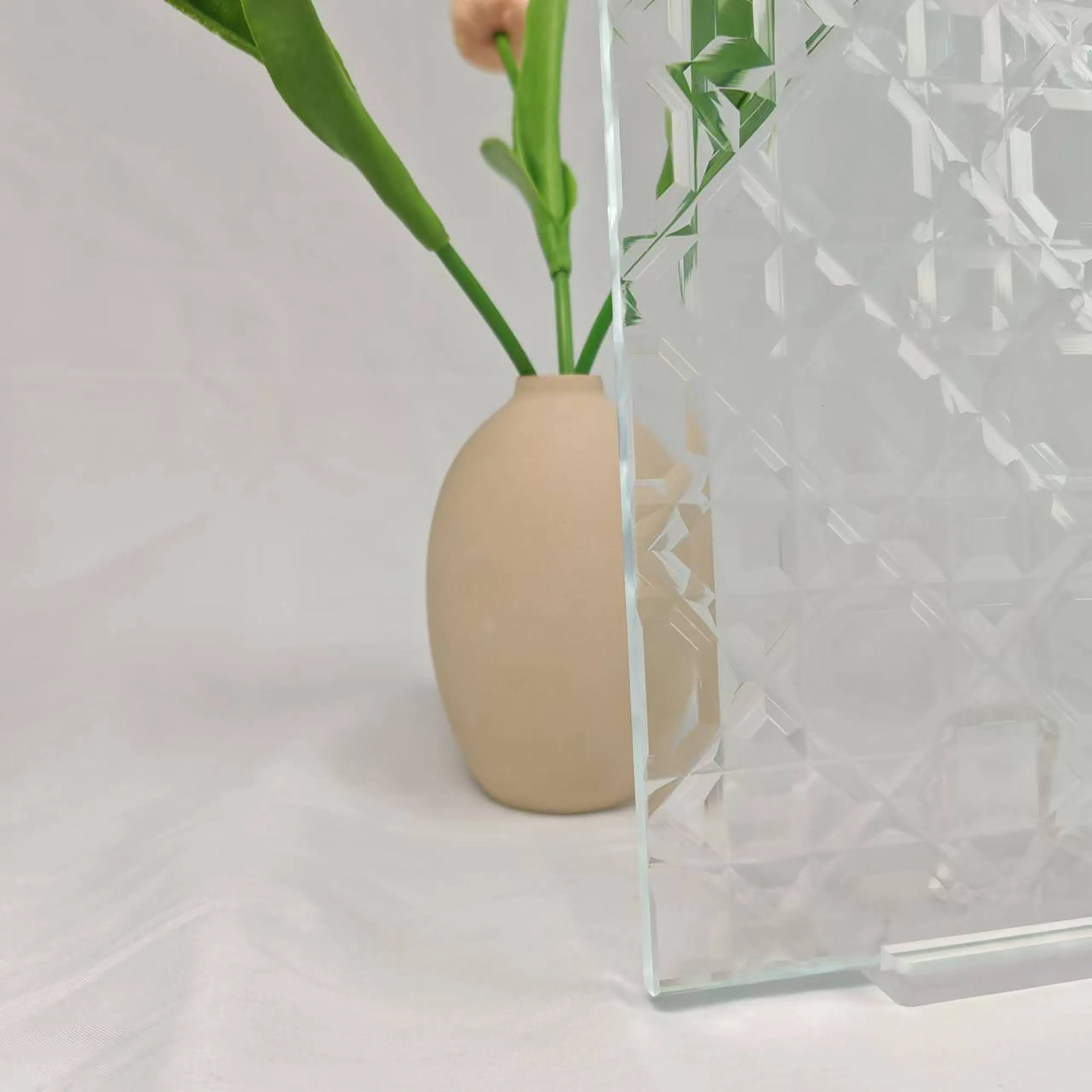 Modern Frosted Glass Decor for Elegant Bathroom and Home Gifts