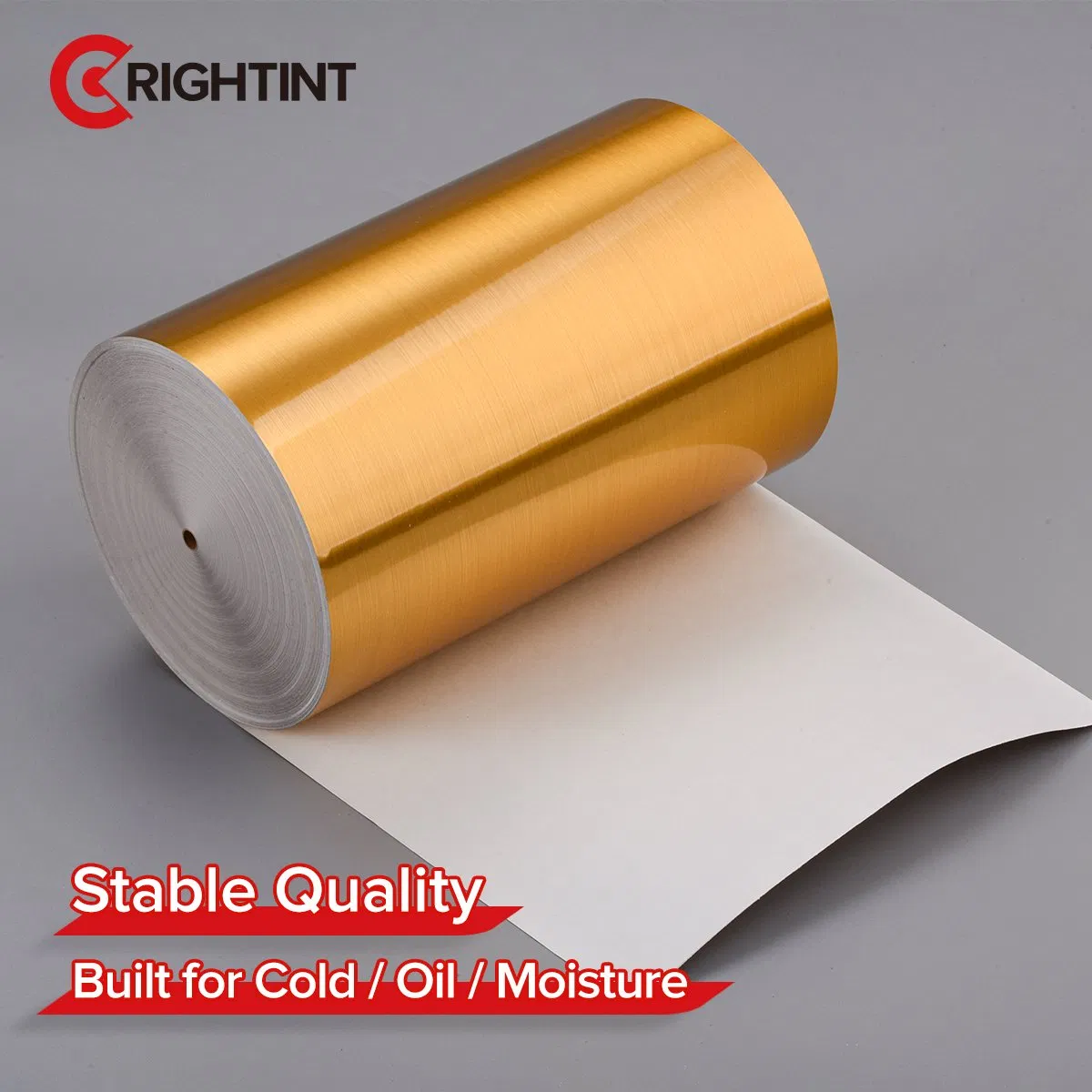 Brushed PET Jumbo Roll Label Material for Premium Industrial Labels