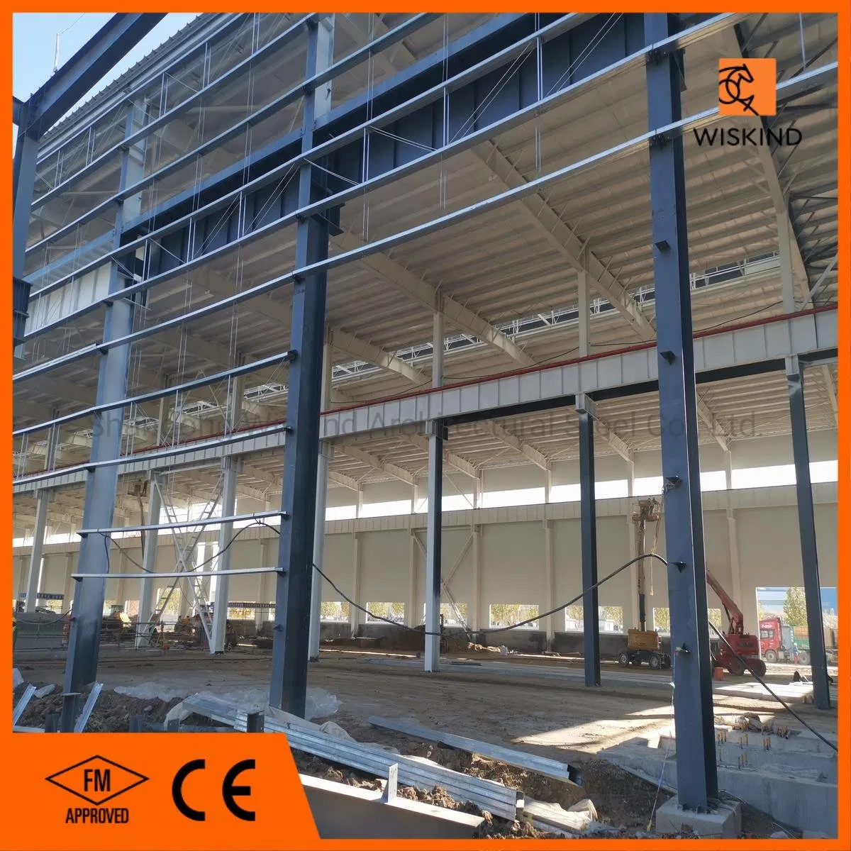 CE/FM Approved Steel Structural Construction Material with Steel Beam