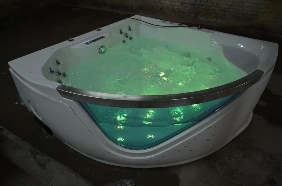 Угловая ванна HS-B290 для двоих с гидромассажем