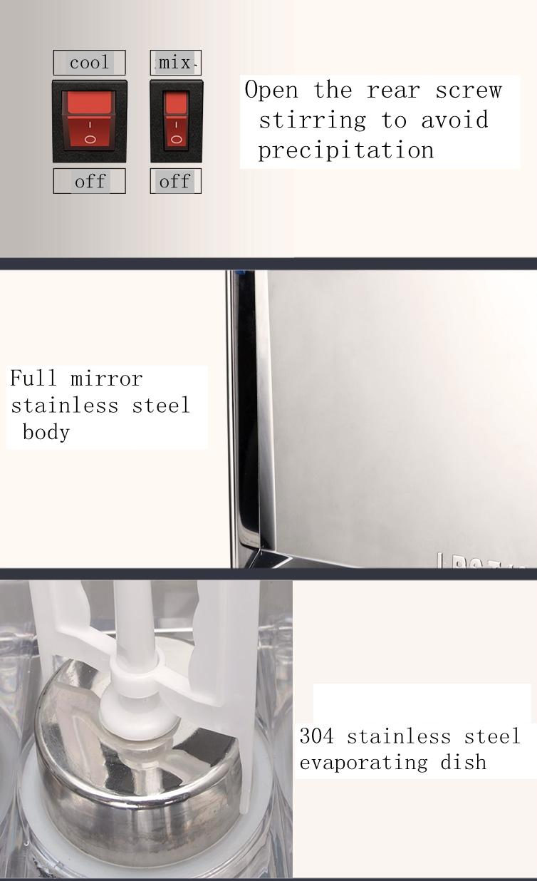 Three tanks commercial fruit juicer machine