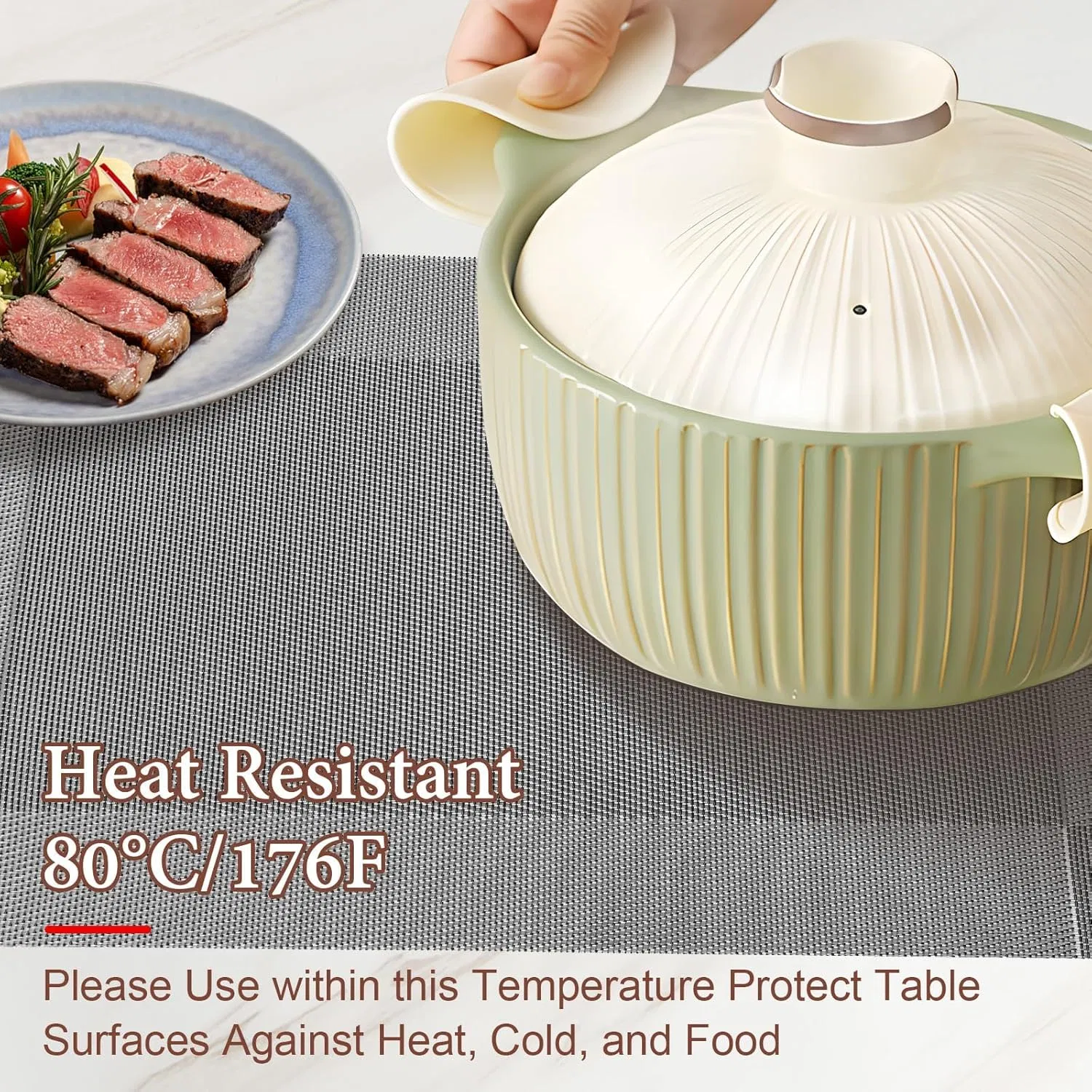 Wholesale High Quality Tear-Resistant PVC Place Mats for Kitchen Restaurant Dining Table