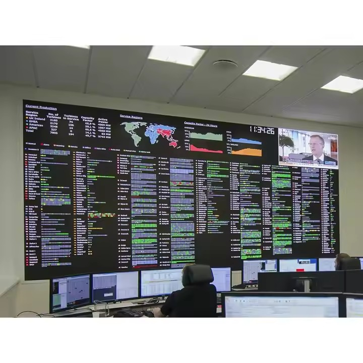 Indoor 4K Videopanel Display Flexible Programmable Stadium Advertising Screen LED Wall