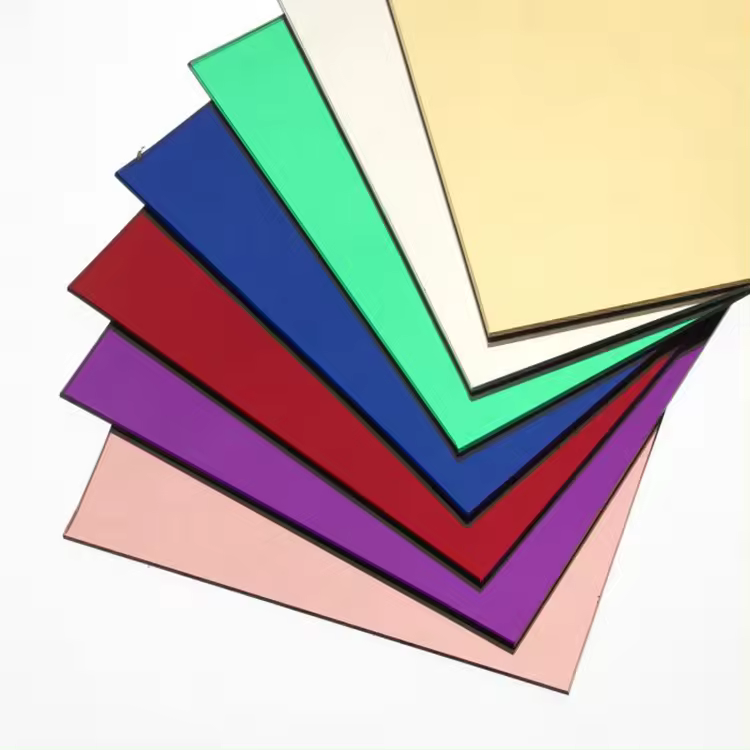 Tinted Silver Mirror Glass Color Glass