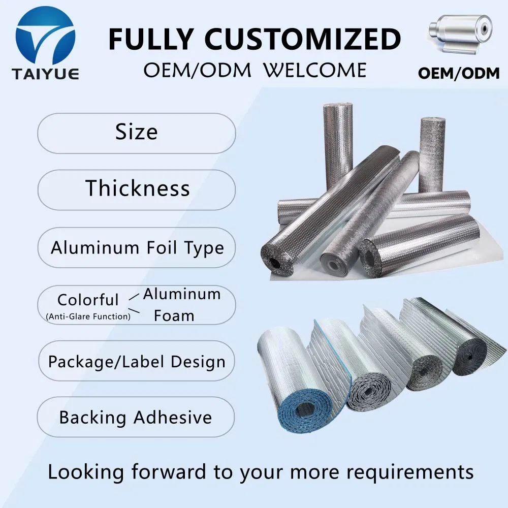 Customized Aluminium Foil EPE Foam Thermal Insulation Material Radiant Barrier for Building