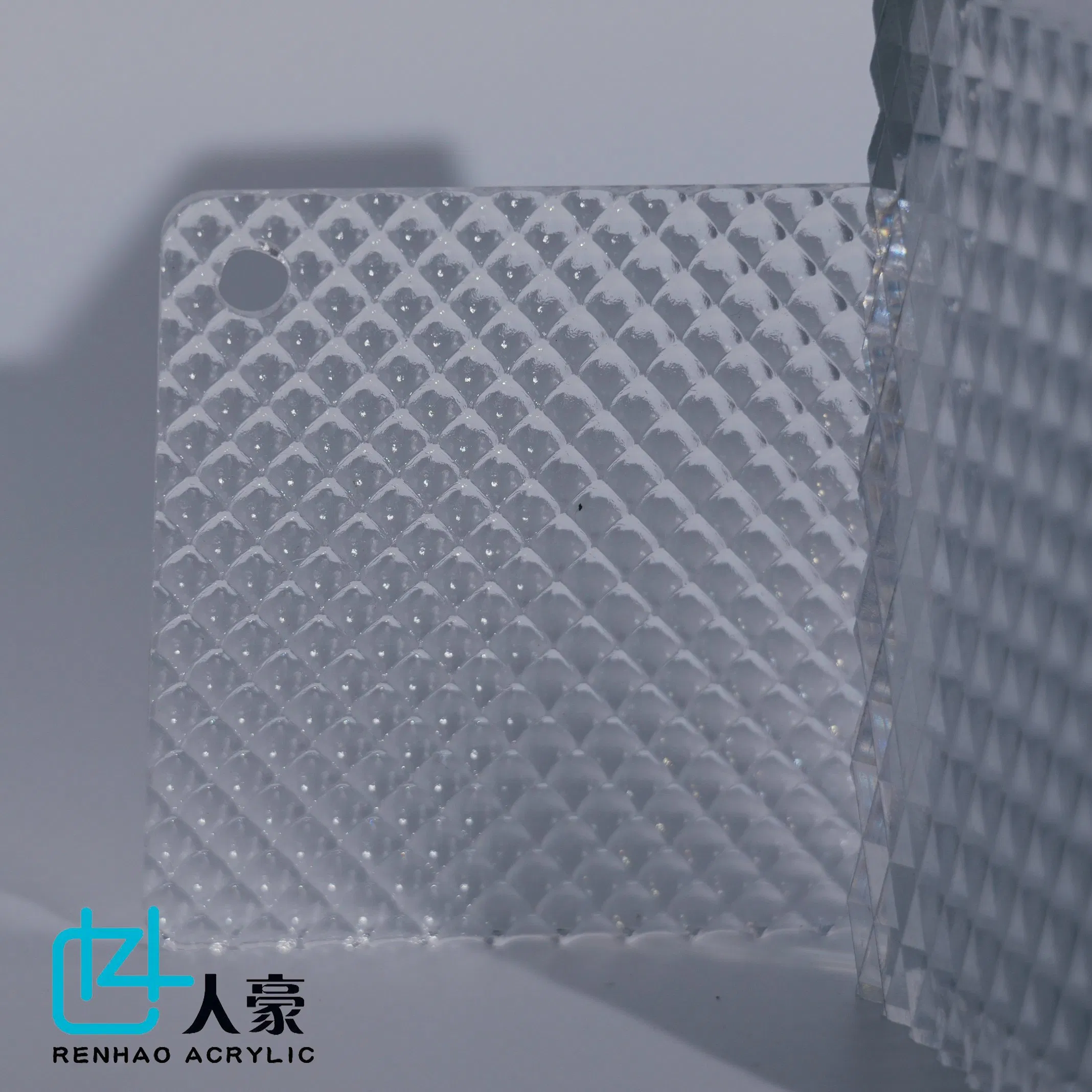 Special Corrugated (Textured) Acrylic Sheets Sheet for Advertising with Fish Scale Texture Surface