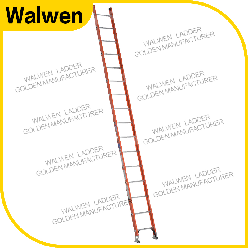 Single Ladder Insulation Fiberglass Straight Step Ladder