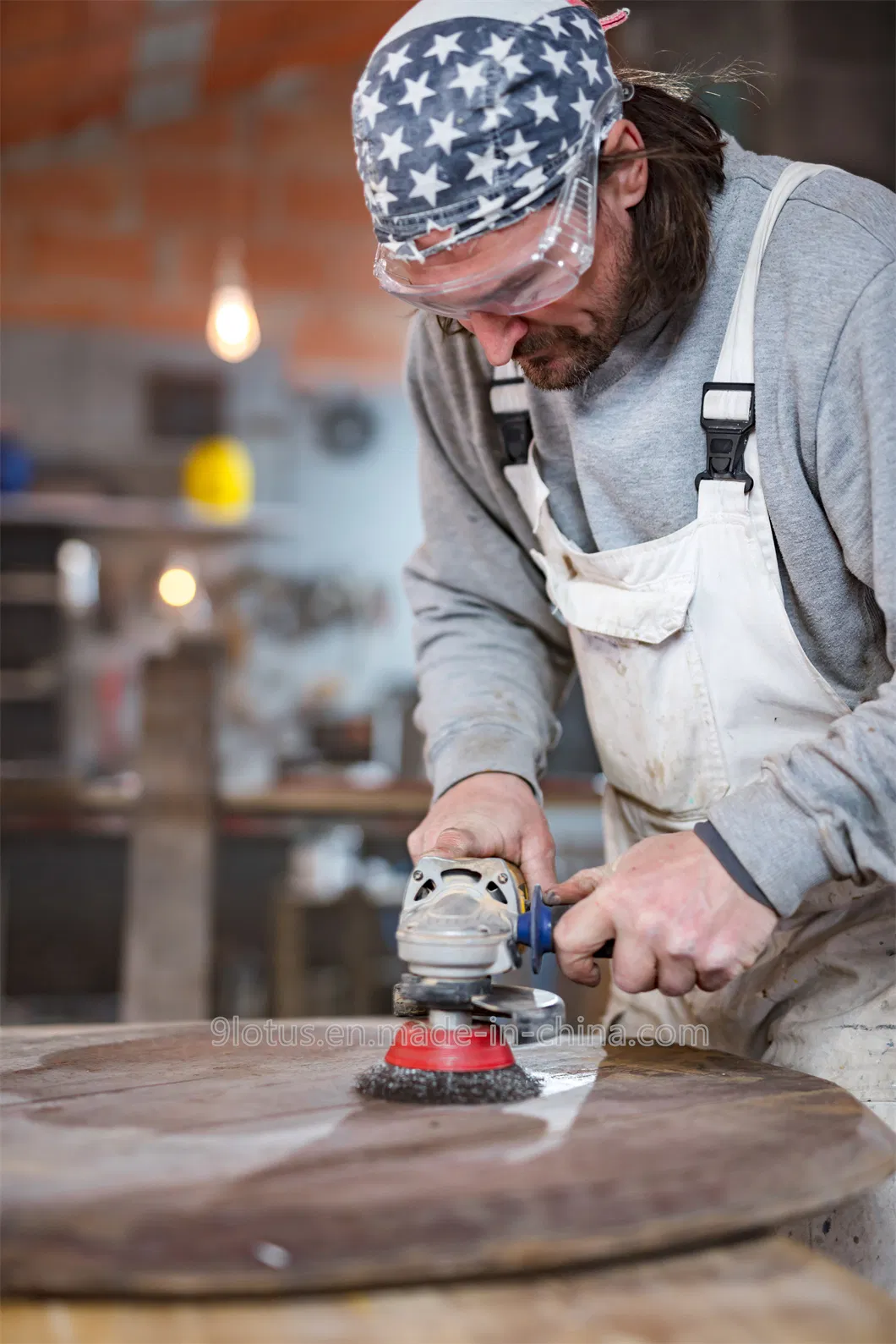 Polishing Rotary Tools Industrial Polishing Rust Removal Copper Curved Shaft Cup Brush