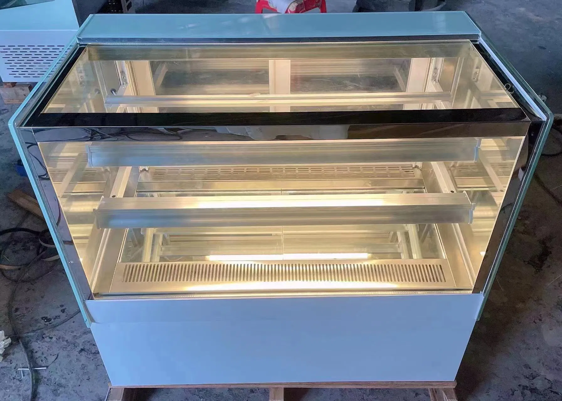 3 Tier Cake Display Case Countertop Bakery and Fruit Showcase Fridge