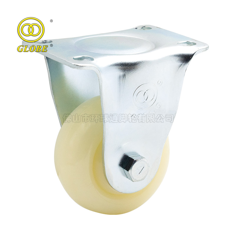 75mm PU/TPR/Nylon Trolley Furniture Equipment Top Plate Fix Caster Wheel