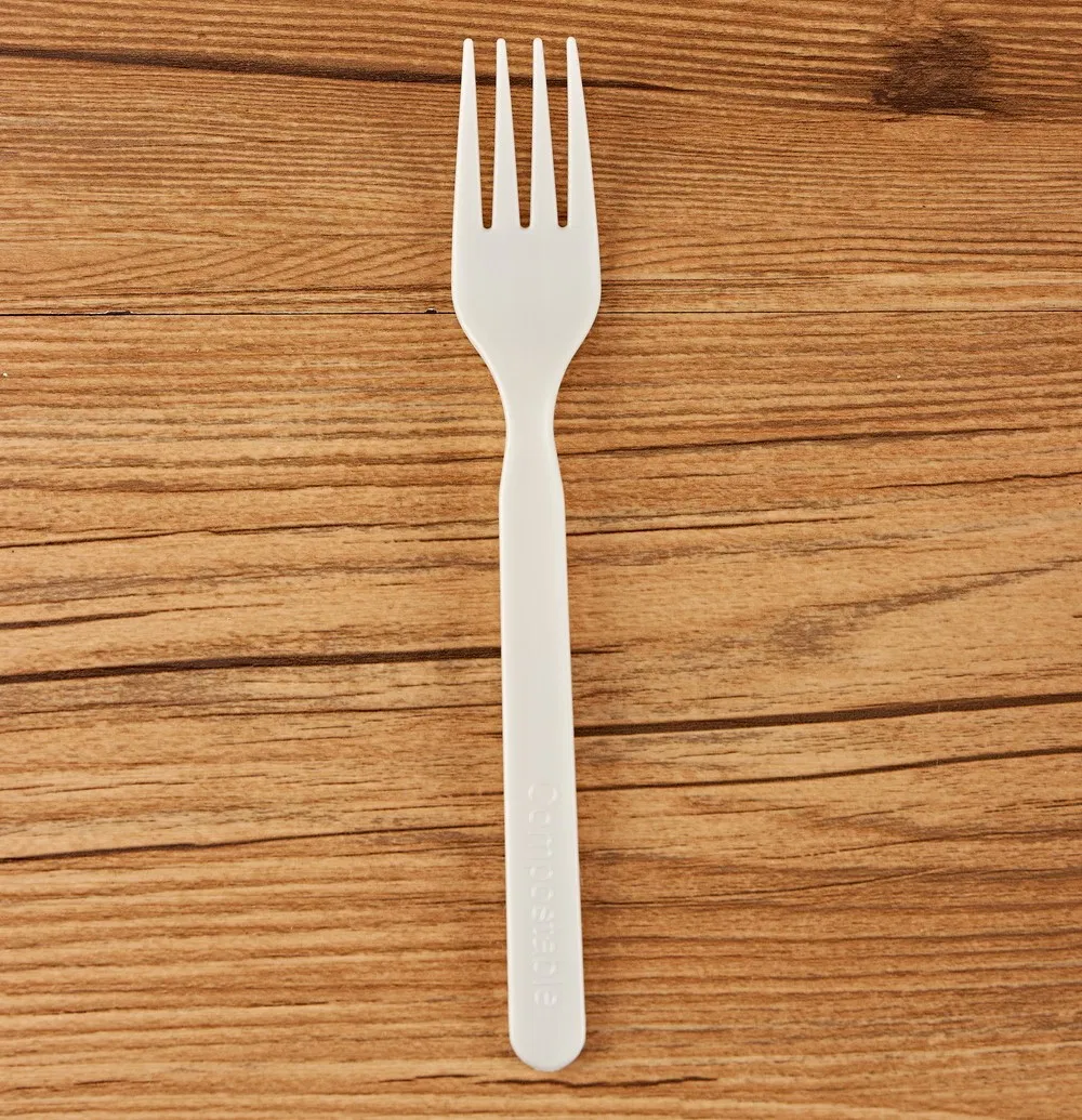 Eco-Friendly and Natural Biodegradable Disposable Tableware Fork Spoon Knife Cutlery Set