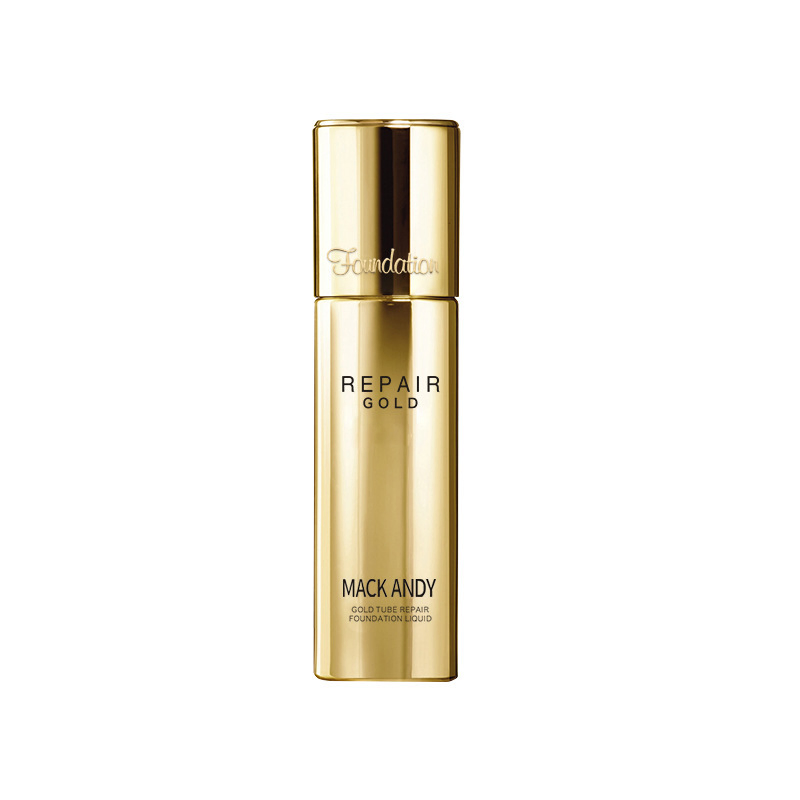 Gold Diamond Contouring Foundation, Concealing Blemishes, Moisturizing, Non-Greasy, Oil-Control, Waterproof Makeup Foundation