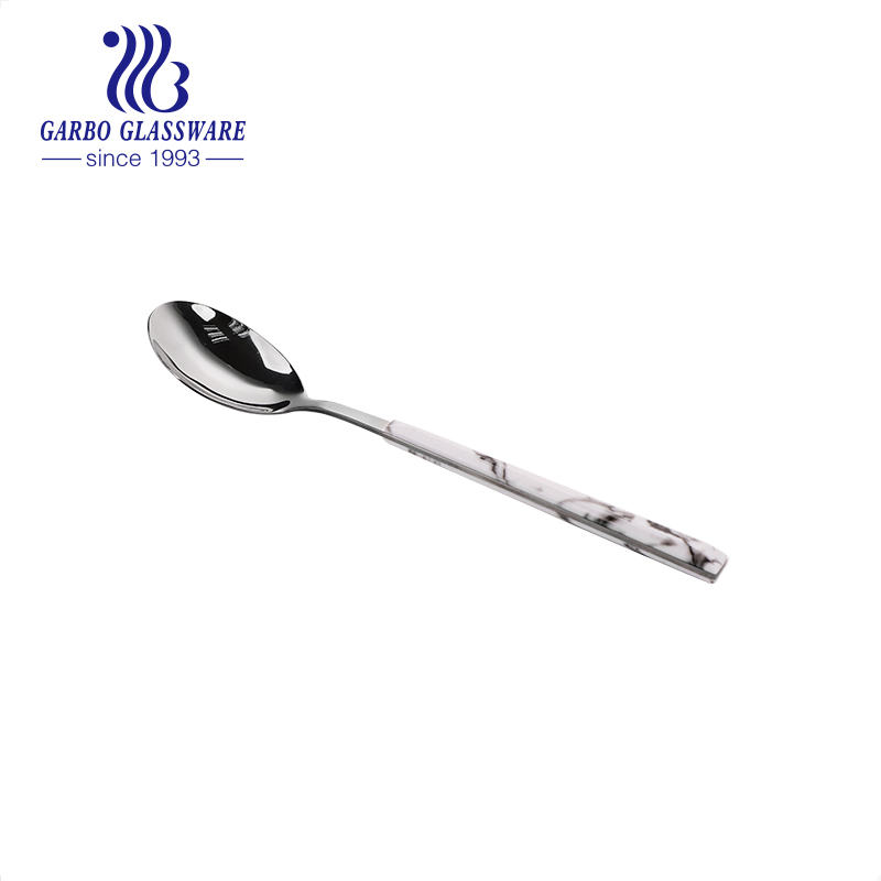 Modern Luxury Plastic Handle Gold Plating Food Safe Stainless Steel Knife Spain Polished Brown Wood Effect Knife Stainless Steel Cutlery Flatware Dinnerware
