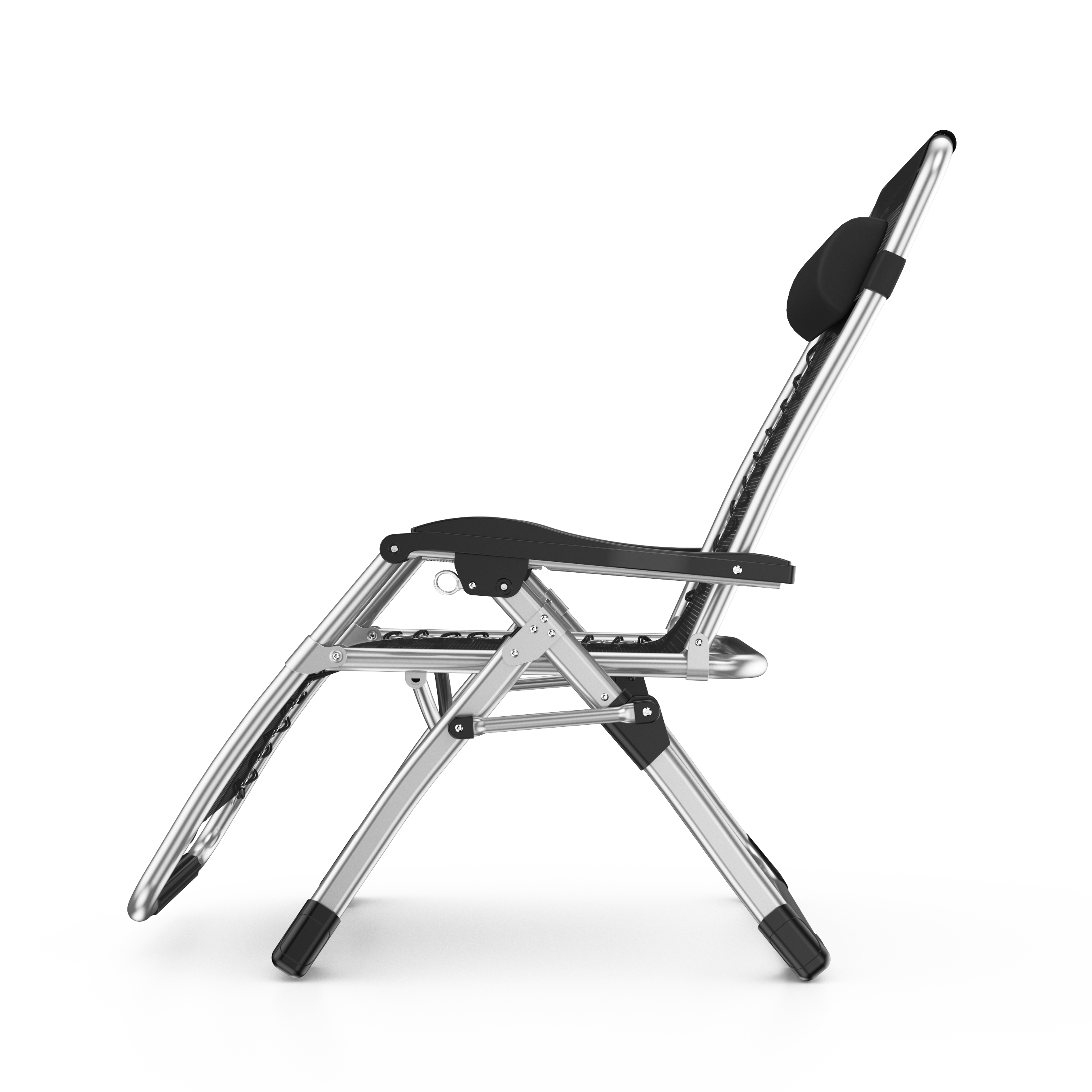 Шезлонг складной с подушкой для террасы и пляжа Солнечный сад