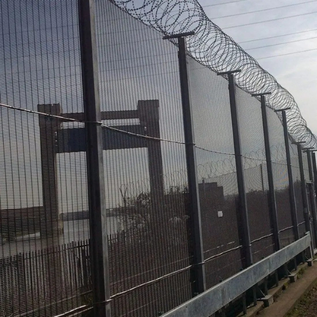 Reinforced 358 Security Fence Panel 4.0mm Wire HDG