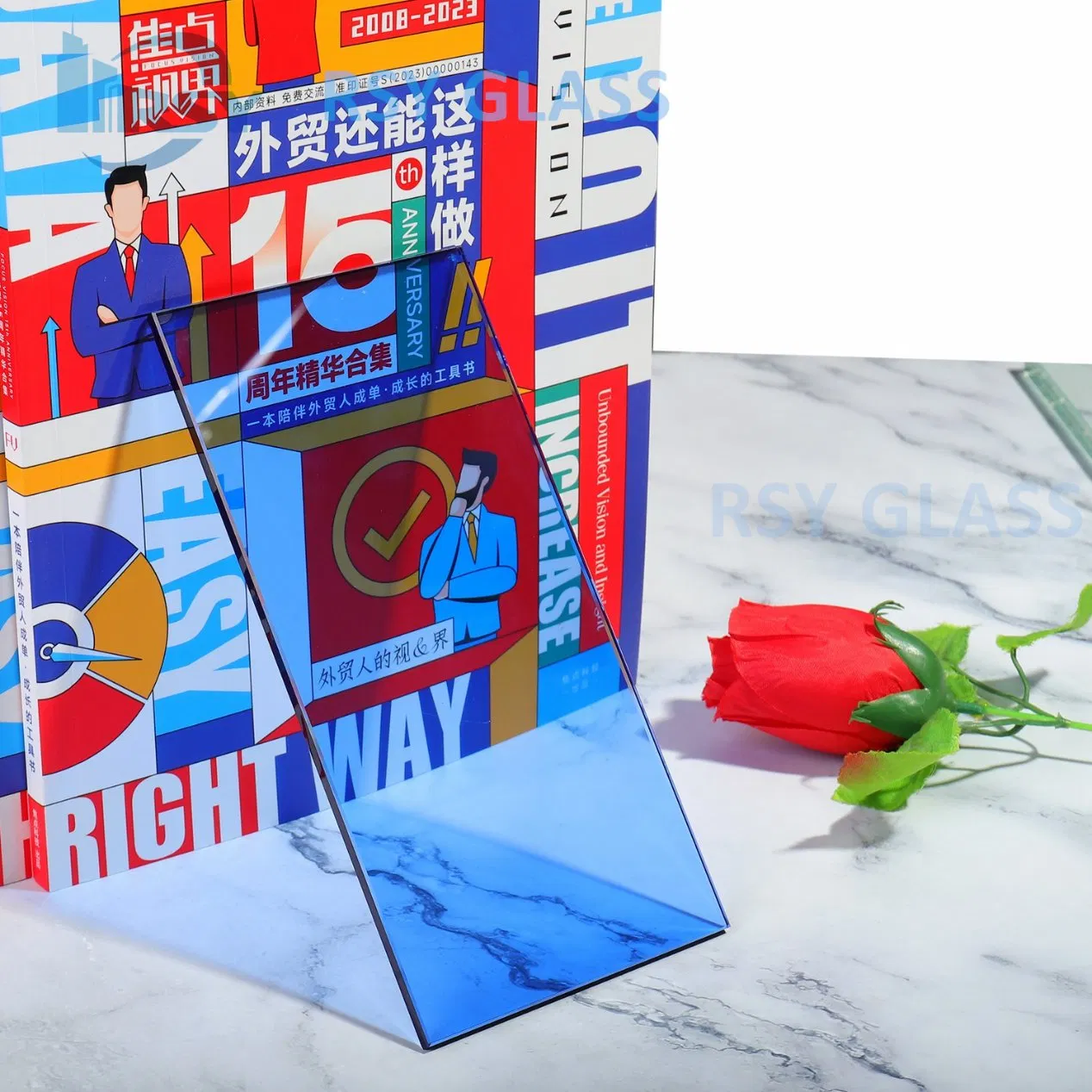 4mm-12mm Ford Blue Lake Blue Color Float Glass Used for Building