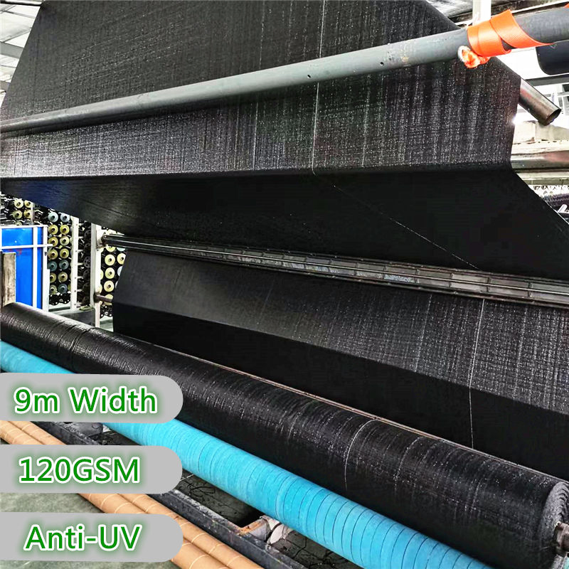 Virgin Material PP Weed Mat with 0.4m-9m Anti UV PE Weed Barrier