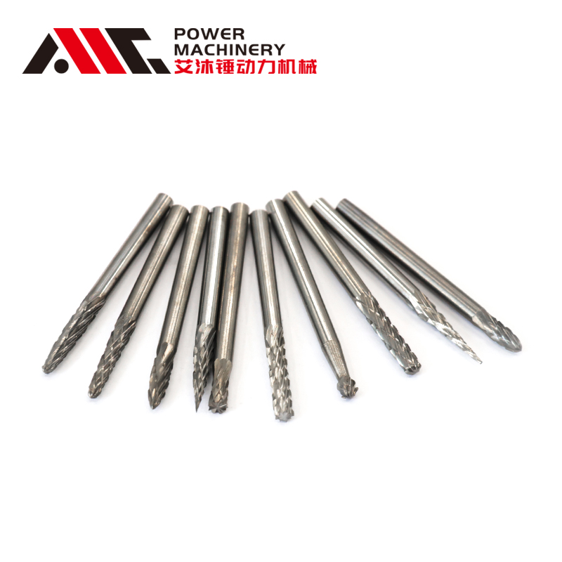 Single Cut a Type Head Tungsten Carbide Rotary File Tool Point Burrs
