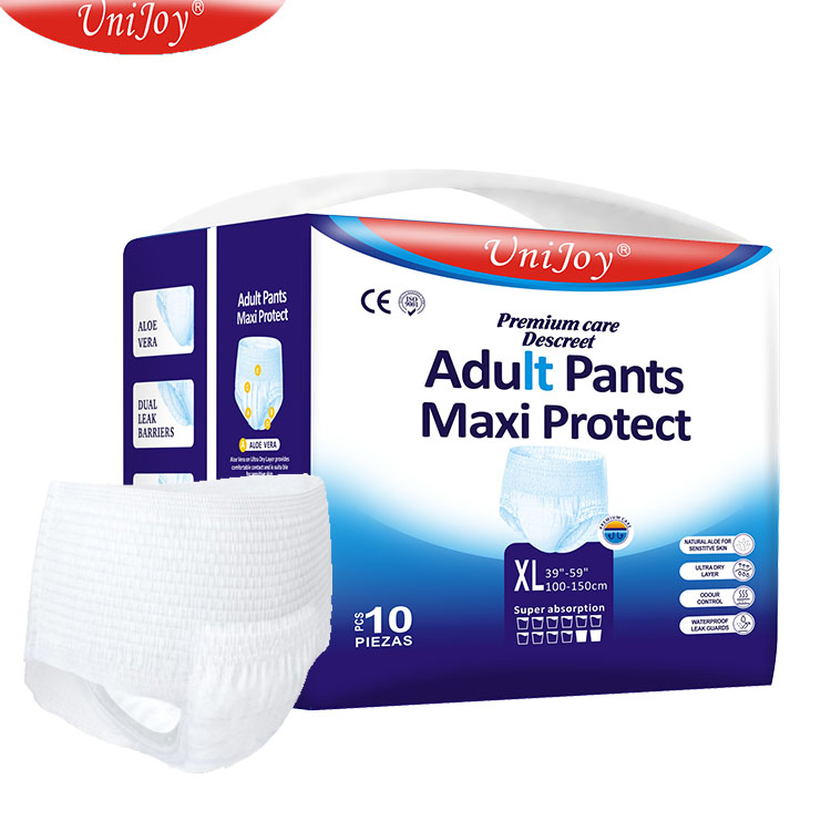 Wholesale Thick High Absorbent Adult Pants Diaper China Manufacturers Adult Diaper Pant Diaper for Unisex