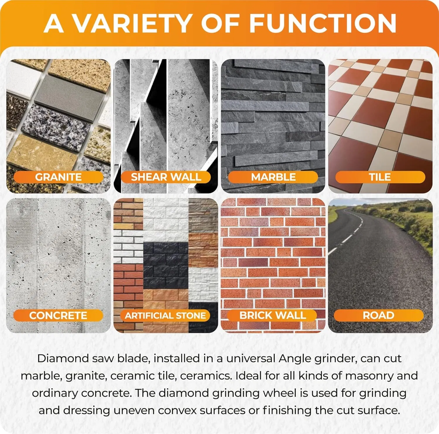 Алмазный шлифовальный круг для обработки кромки стекла