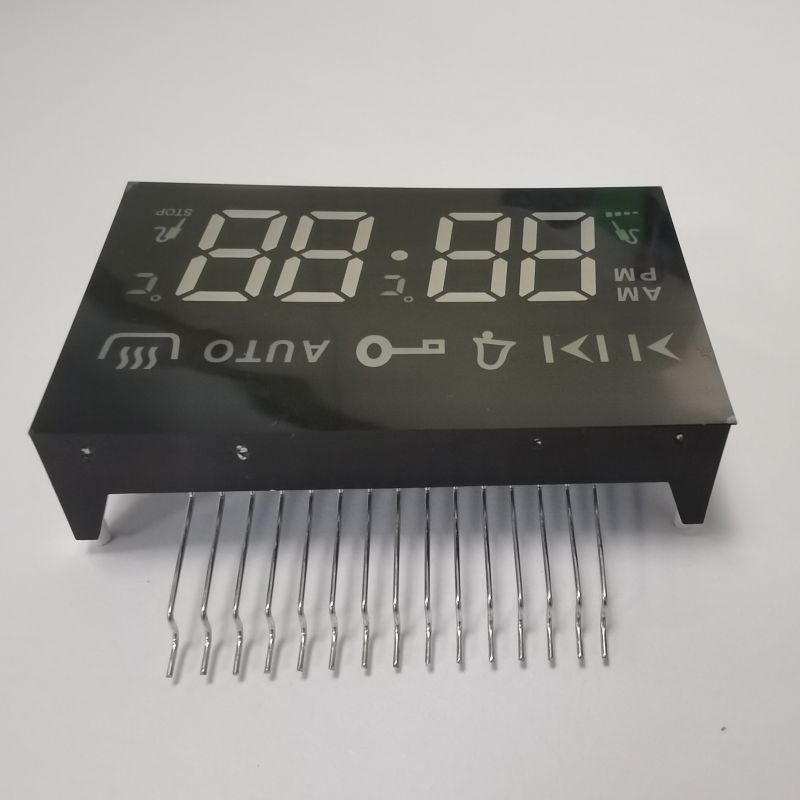 Ultra Amber LED Display 7 Segment 4 Digit Common Anode