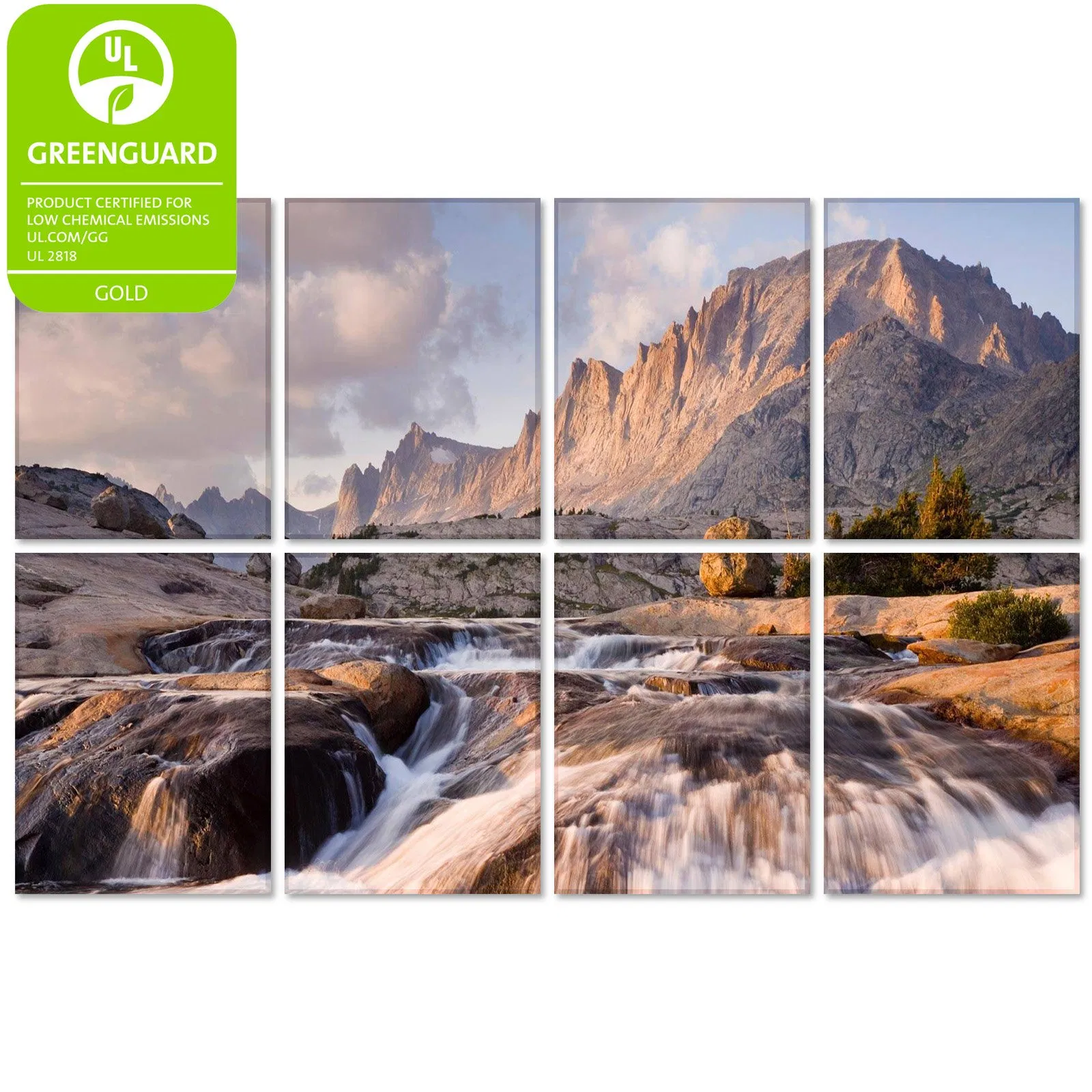 Bubos 8 Pack Art Acoustic Panel Wall Decorative Recycled Felt Absorbing Acoustic Art Panel