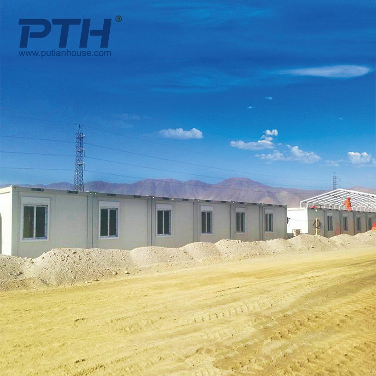 China Luxury Prefab Portable Caravan Wooden Mobile Camp Steel Structure Building Modular Tiny Prefabricated Office Home Shipping Container House