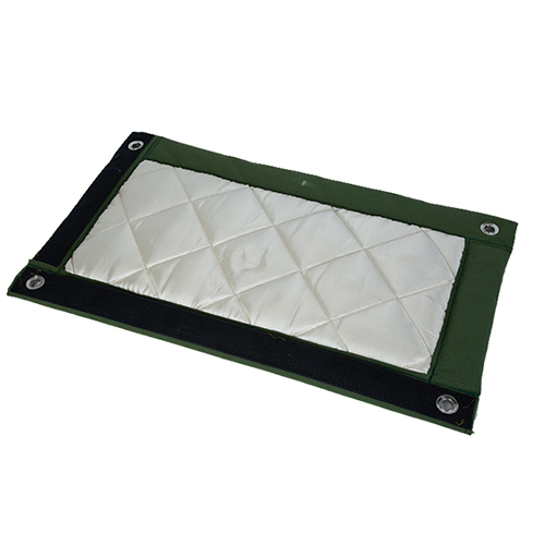 Litong Green Canvas Waterproof Logo Print Soundproof Privacy Fence Noise Barrier Sheet China Factory