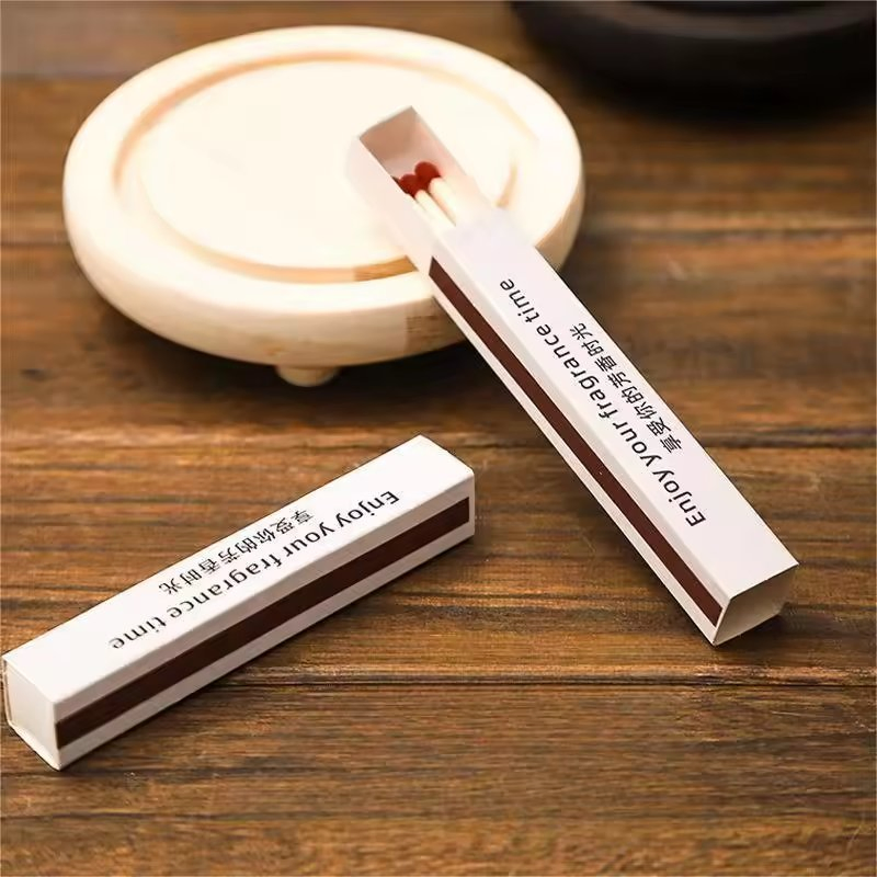 Customized Matches Boxes Professional Factory Low MOQ Customized Iridescent Paper Scented Long Matches