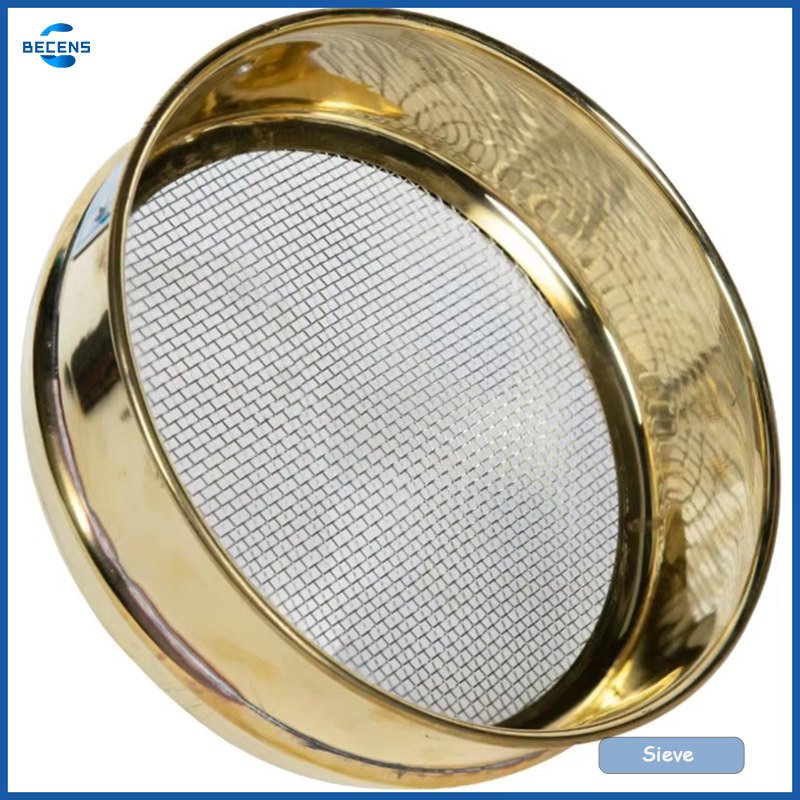 10-50cm 304 Stainless Steel Test Sieves Lab Sieves 45 Micron 325 200 Mesh Round Shape Stainless Steel Lab Test Sieve