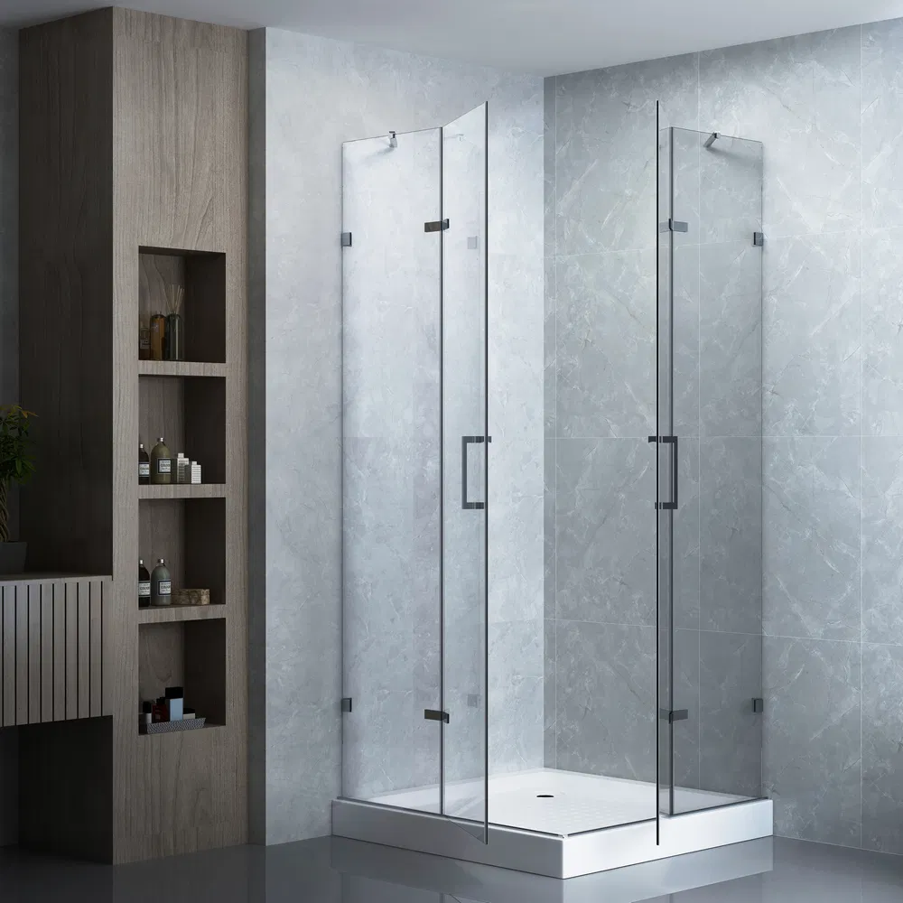 European 6mm Tempered Glass Walk in Shower Enclosure for Sale