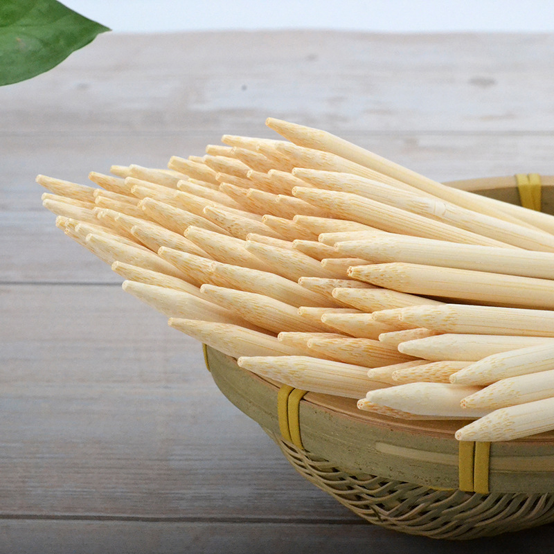 100PCS Bamboo Nail Polish Remover Stick Cuticle Pusher Bamboo Stick Nail for Manicure Pedicure Tool
