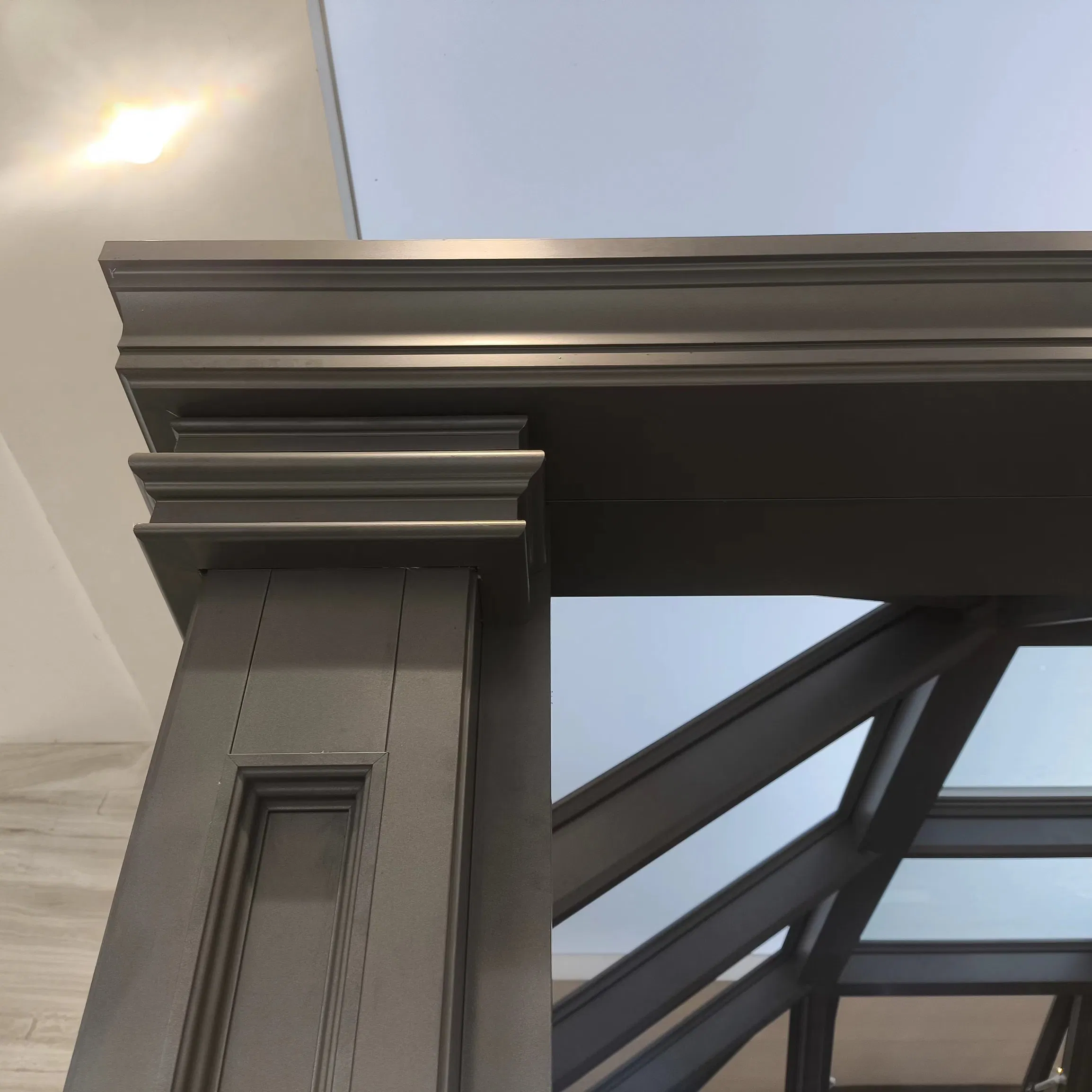Modern Aluminum Sunroom with Double Glass for Garden & Year-Round Living Space