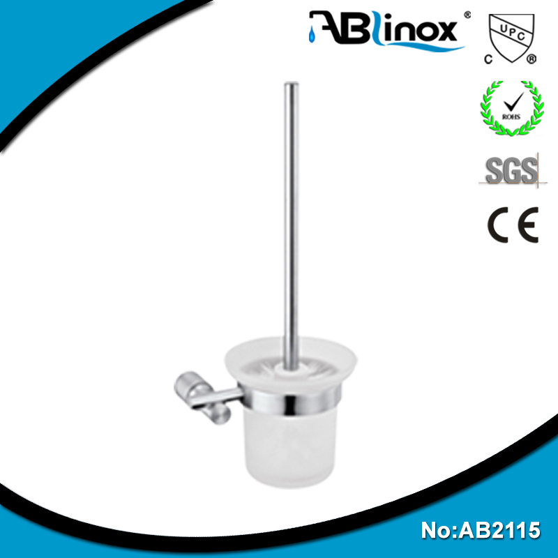 Customized Hardware 304 Stainless Steel Wall Mounted Bathroom Brush Holder