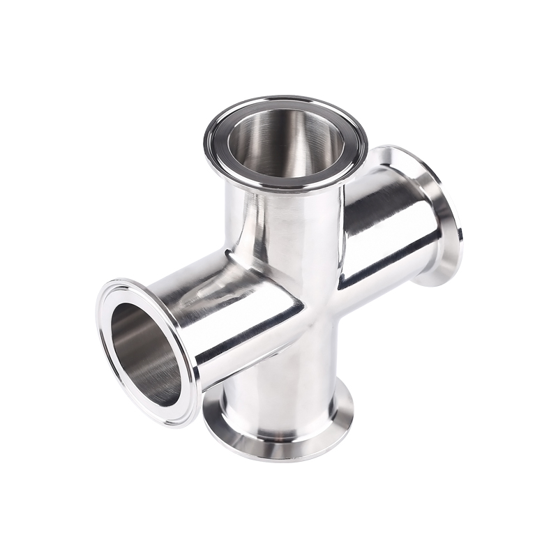 Durable Stainless Steel Vacuum Fitting for Optimal Cross System Connection