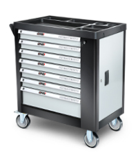 3-Drawers Utility Rolling Tool Chest Cabinet Heavy Duty Industrial Cabinet with Wheels for Garage