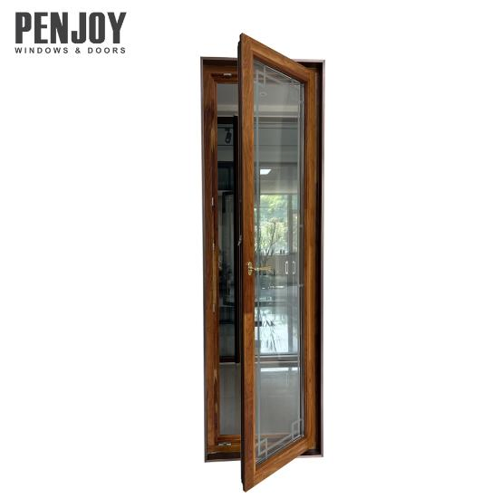 Penjoy Solid Wood Windows with Double Glazed Glass and Triple Glass for Residential House
