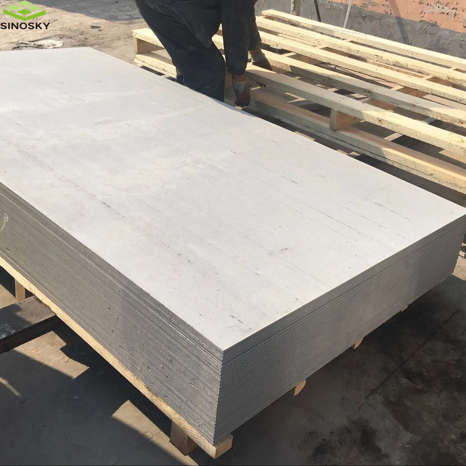 Weather Resistant Waterproof Cement Board Panels for Exterior Siding Material