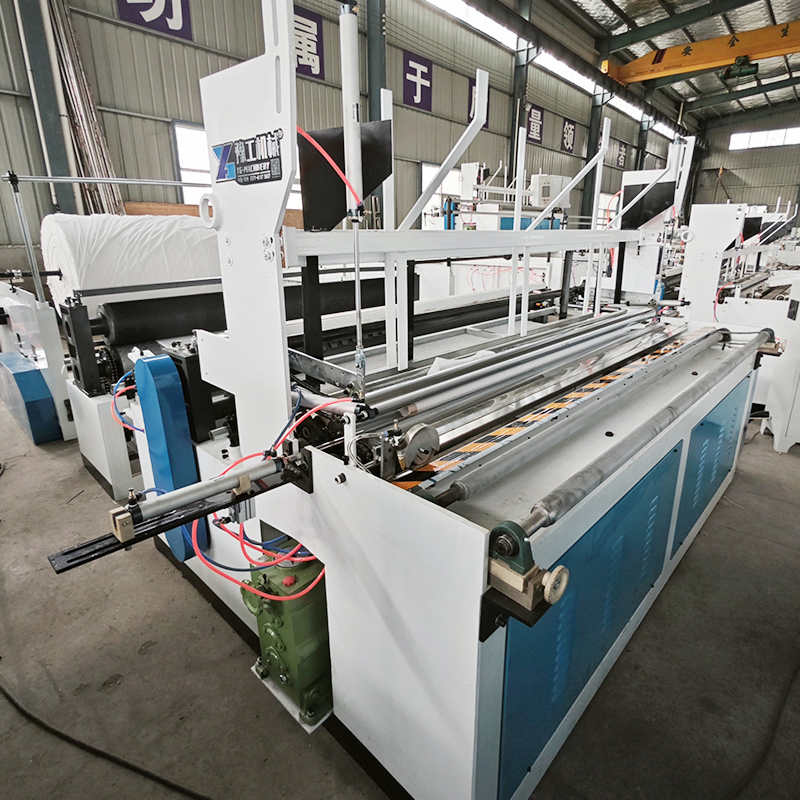 Rewinding, Punching, Cutting and Packaging Integrated Toilet Paper Machine